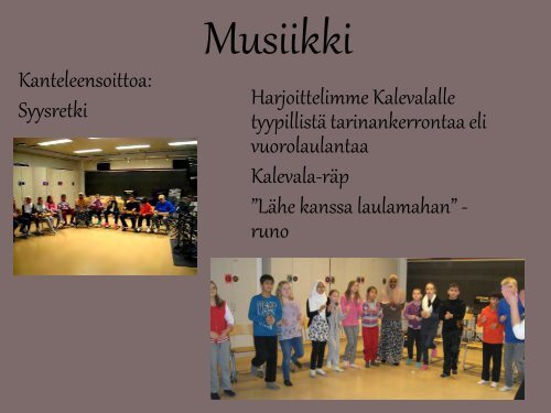 Kalevala-projekti 2012-2013