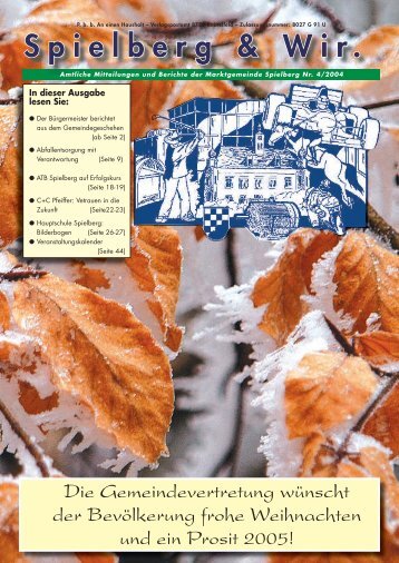 Ausgabe Weihnachten.indd - Gemeinde Spielberg