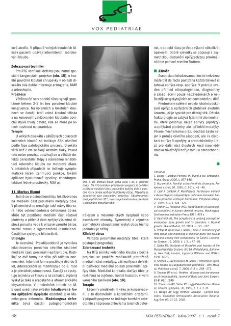 vox pediatriae 1/2007 - DÄtskÃ½ lÃ©kaÅ