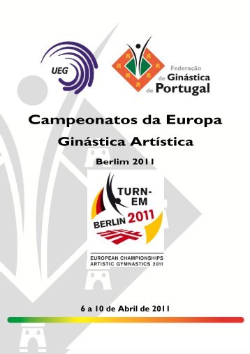 Campeonatos da Europa - FederaÃ§Ã£o de GinÃ¡stica de Portugal