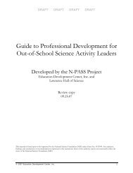 Guide to PD for OST Science Activity Leaders - NPASS2 - Education ...