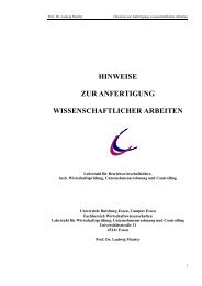 hinweise zur anfertigung wissenschaftlicher arbeiten - Lehrstuhl fÃƒÂ¼r ...