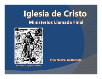 El verdadero discipulado.pdf - IGLESIA DE CRISTO - Ministerios ...
