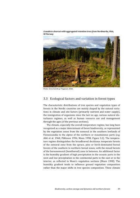 Biodiversity, carbon storage and dynamics of old northern ... - BPAN.fi