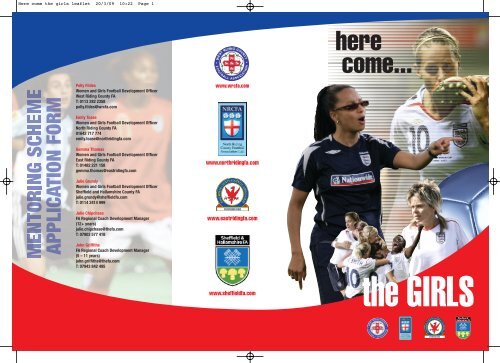 Here come the girls leaflet - The Football Association