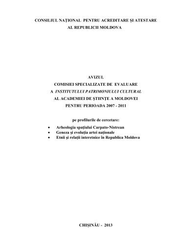 0.73 Mb - Consiliul Naţional pentru Acreditare şi Atestare