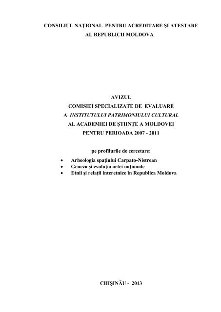 0.73 Mb - Consiliul Naţional pentru Acreditare şi Atestare