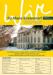 RUNDSCHAU - VP Maria Enzersdorf