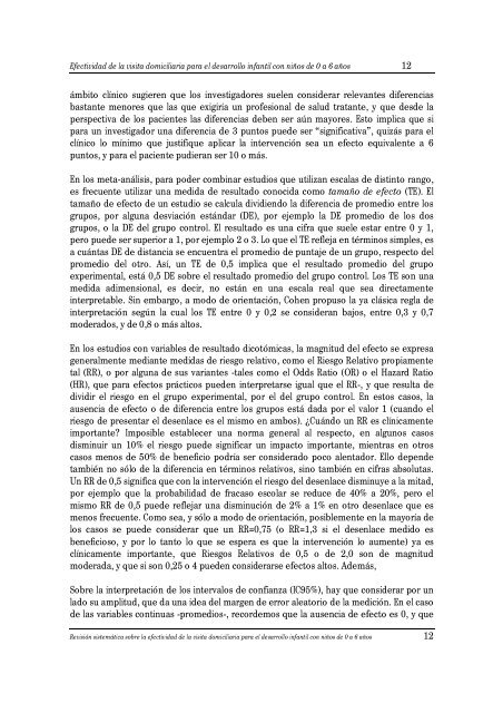 âREVISION SISTEMATICA SOBRE LA EFECTIVIDAD DE LA VISITA ...