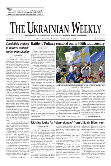 The Ukrainian Weekly - US-Ukraine Business Council
