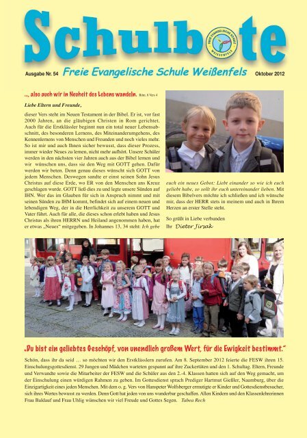 Schulkonzert Freie Evangelische Schule Weissenfels