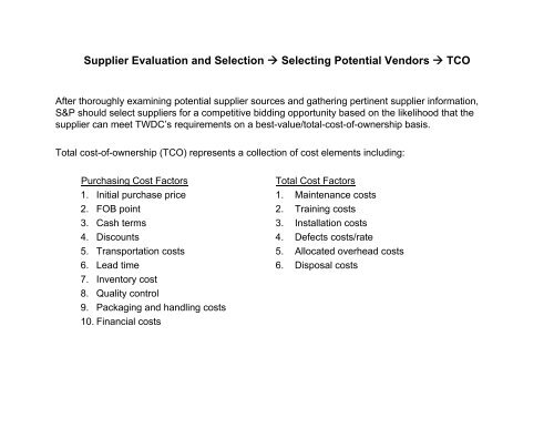 The Walt Disney Company Strategic Sourcing and Procurement ...