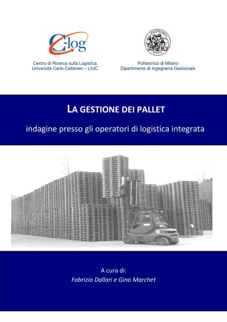 LA GESTIONE DEI PALLET - Università Carlo Cattaneo