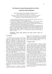 The Moisture Content Monitoring Device for PuO2 Using Self ...