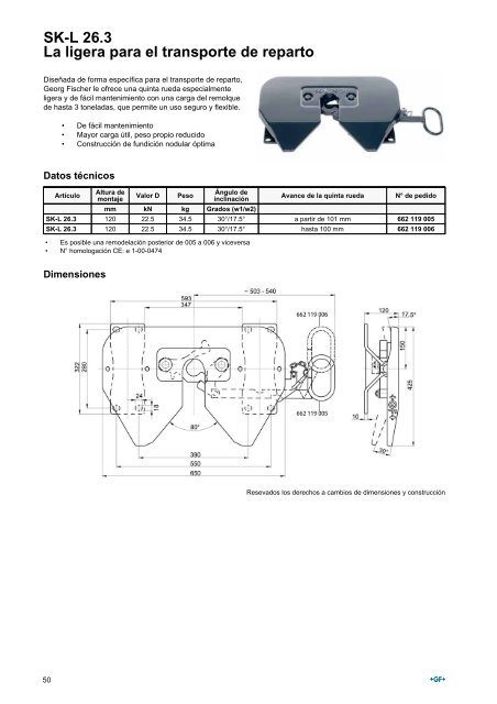 Piezas de repuesto para SK-S 36.20 PLUS - saf-holland