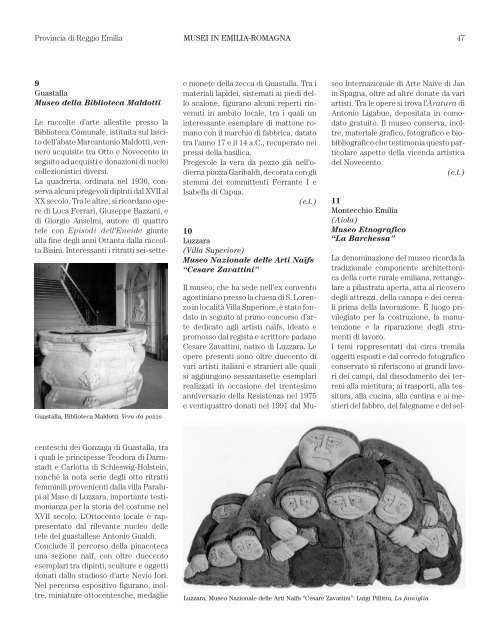 Musei in Emilia-Romagna - Istituto per i Beni Artistici, Culturali e ...