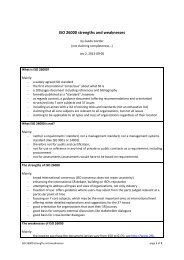 ISO 26000 strengths and weaknesses - ISO 26000, an estimation