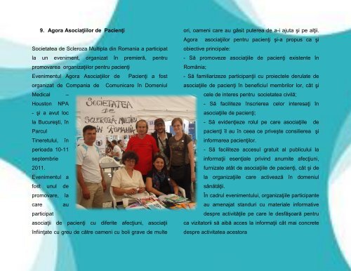 raport de activitate - Societatea de Scleroza Multipla din Romania