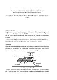 Parametrisiertes SPICE-Modell eines Streufeldkondensators zur ...