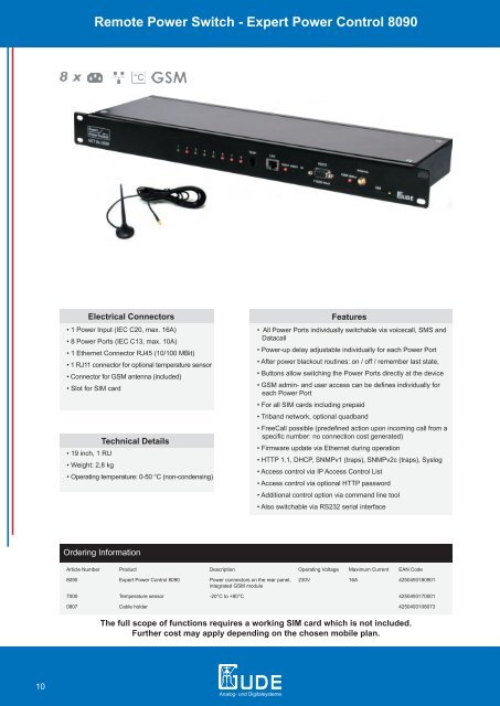 Remote Power Switch - Gude Analog