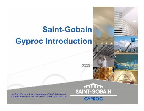 Saint Gobain Gyproc Introduction