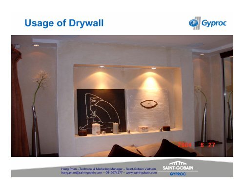 Usage Of Drywall Hang Pha