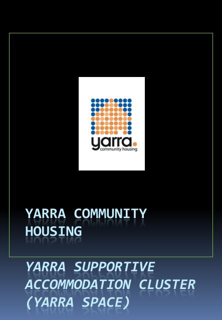 Yarra Community Housing slide show - HomeGround Services