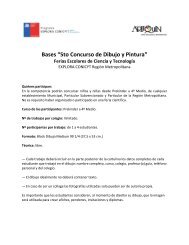 Bases Concurso de Dibujo y Pintura - EXPLORA CONICYT RM