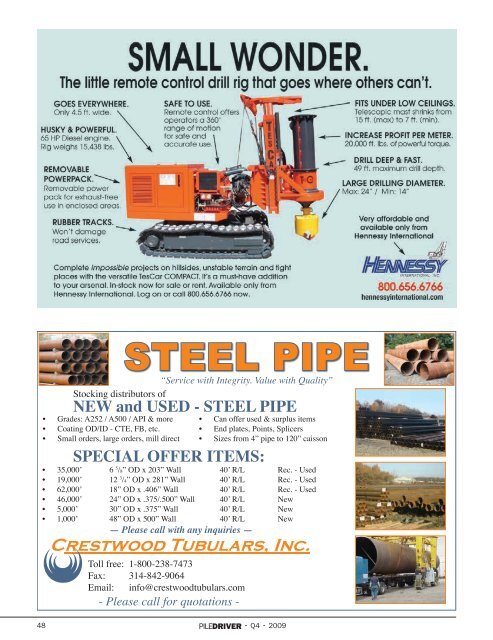 Full Issue (17 MB) - Pile Driving Contractors Association