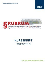 KurssKript 2012/2013 - Ruhr-Universität Bochum
