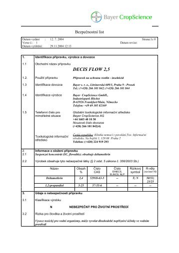 DECIS FLOW 2,5 - Novum Czech sro