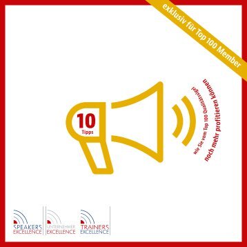 Die Speakers Excellence PR Fibel für Top 100 Member