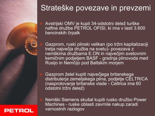 Predavanja predsednika uprave na EF 25. maj 2006 - Petrol