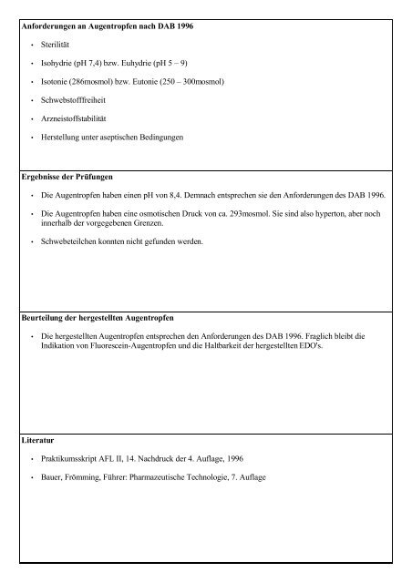 Fluorescein-Augentropfen