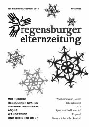 Ausgabe 185 Nov/Dez 2013 - Regensburger Eltern eV