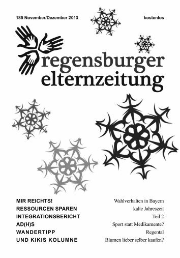 Ausgabe 185 Nov/Dez 2013 - Regensburger Eltern eV