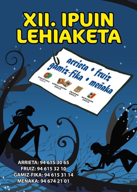 XII. IPUIN LEHIAKETA - Arrieta