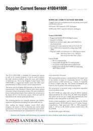 Doppler Current Sensor 4100/4100R