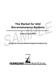 The Market for UAV Reconnaissance Systems - Forecast International