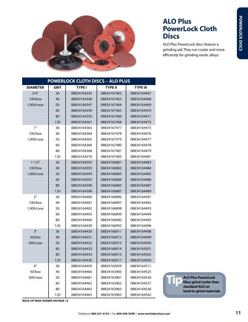 Merit Catalog M100 2009.qxd - Abrasive Specialties & Tools