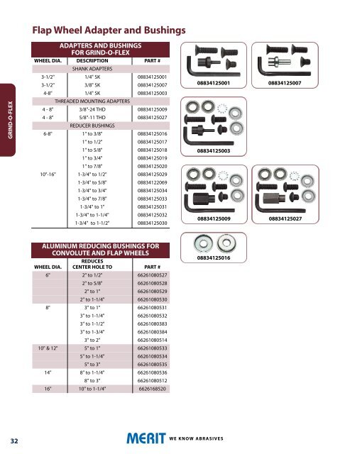 Merit Catalog M100 2009.qxd - Abrasive Specialties & Tools