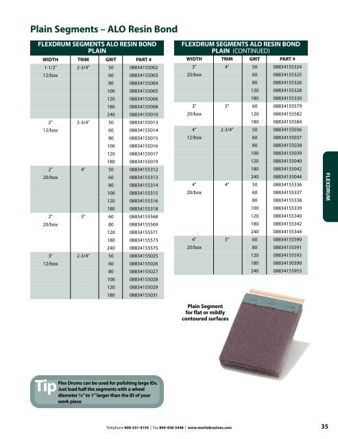 Merit Catalog M100 2009.qxd - Abrasive Specialties & Tools