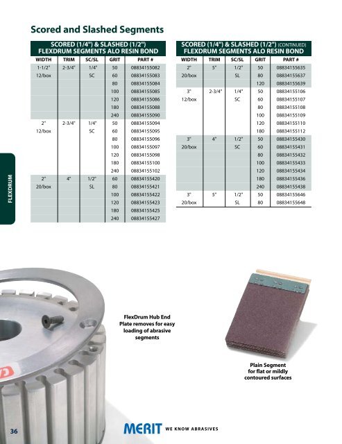 Merit Catalog M100 2009.qxd - Abrasive Specialties & Tools