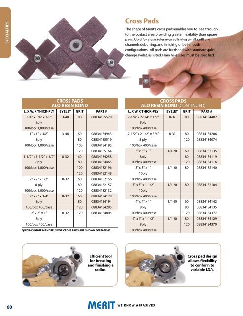 Merit Catalog M100 2009.qxd - Abrasive Specialties & Tools