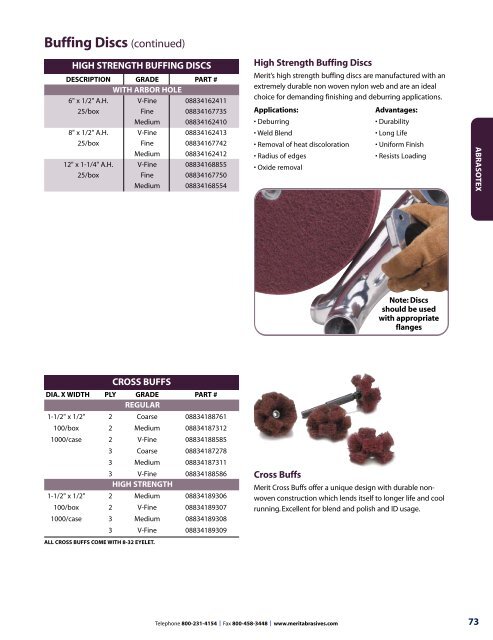 Merit Catalog M100 2009.qxd - Abrasive Specialties & Tools