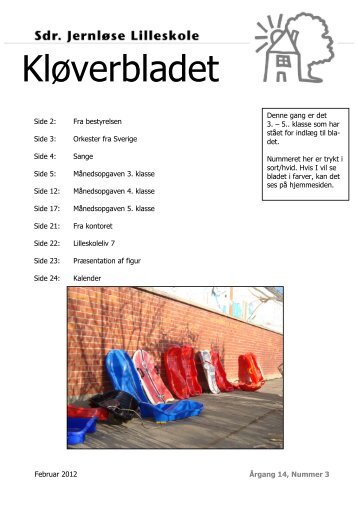 KlÃƒÂ¸verblad februar ny - Sdr. JernlÃƒÂ¸se Lilleskole