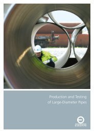 Production and Testing of Large-Diameter Pipes - Berg Steel Pipe
