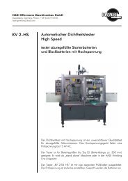 KV 2-HS - HADI Offermann Maschinenbau GmbH