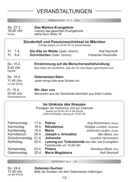 Heft MÃ¤rz - Juni 2011.cdr - Die Christengemeinschaft