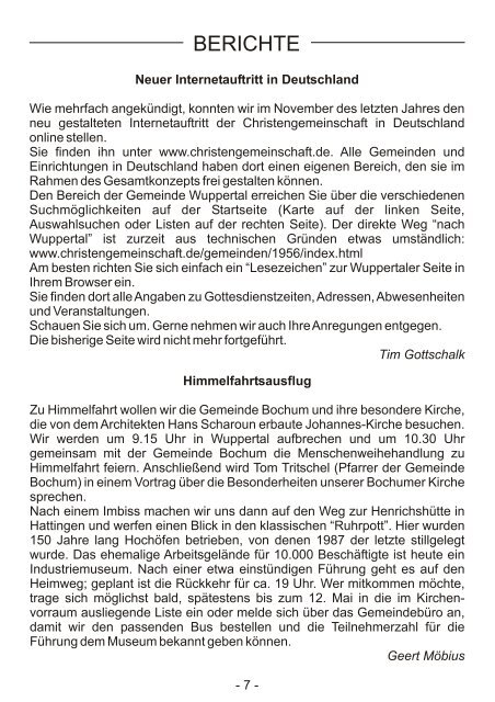 Heft MÃ¤rz - Juni 2011.cdr - Die Christengemeinschaft